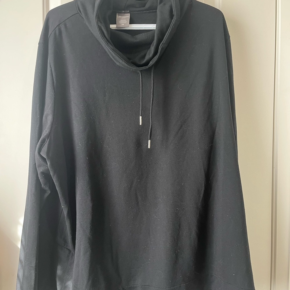 Joe Fresh Black Cowl Neck Pullover